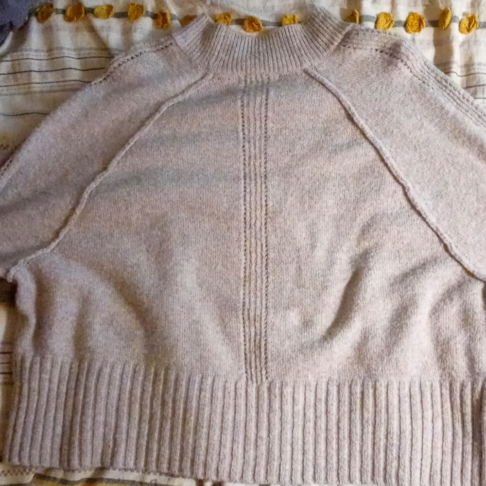 Tan, very soft sweater